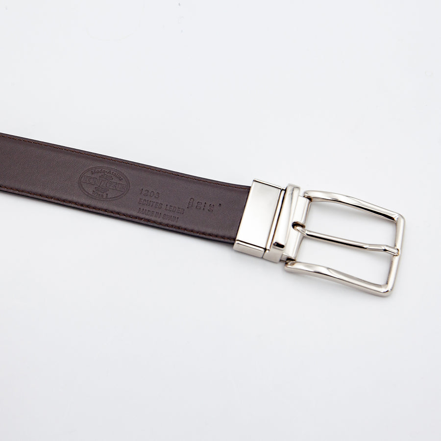WENDEGÜRTEL LEDER ZWEIFARBIG